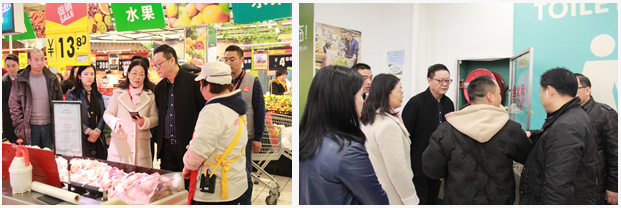 杭州市商务局副局长郑永标一行视察浙江公司濮家店节前安全生产工作