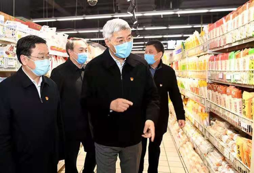 河南省省长尹弘调研检查华润万家河南公司防疫、保供工作