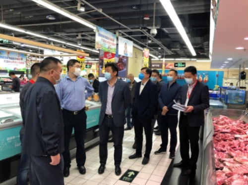 华润万家总经理徐辉一行到广州门店及干货DC调研疫情防控及复工复产工作