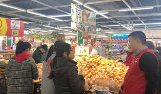 助力湘西滞销椪柑 华润万家采购10万斤上架销售